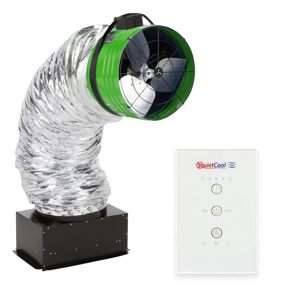 QuietCool Energy Saver 3081 CFM Advanced Whole House Fan with Included ...