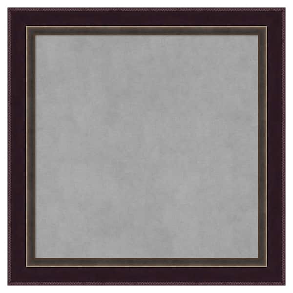 Amanti Art Signore Bronze 24 in. x 24 in. Framed Magnetic Board
