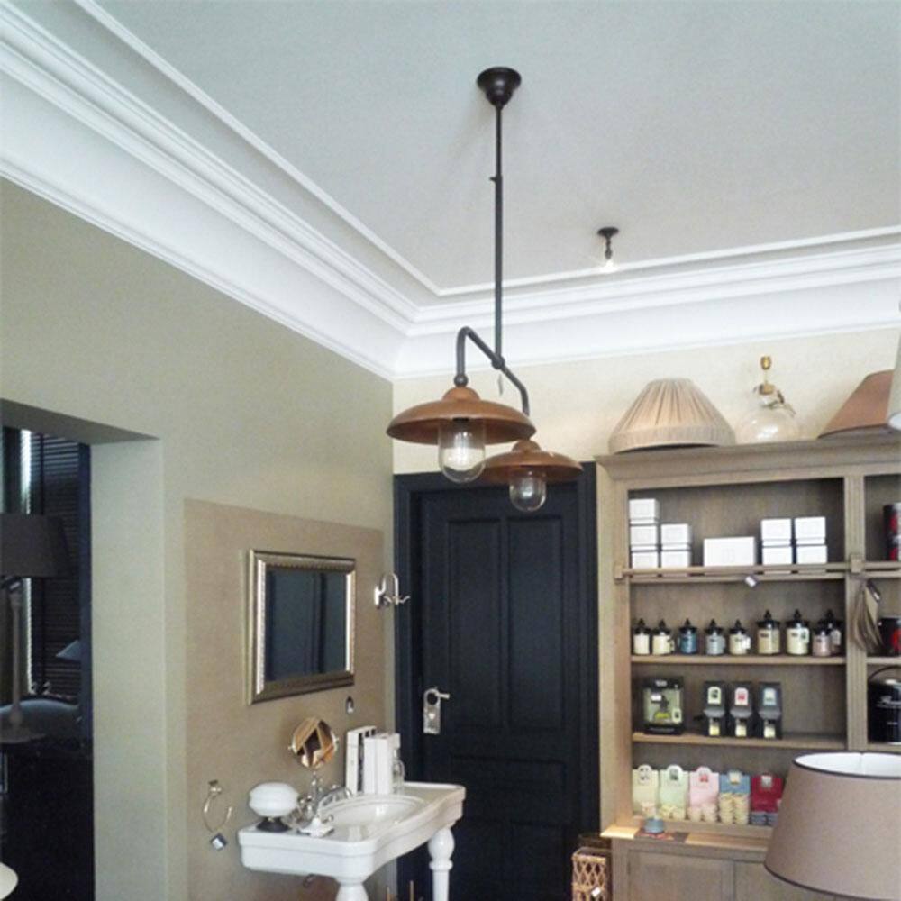 Primed White Polyurethane Crown Moulding, 78" Length