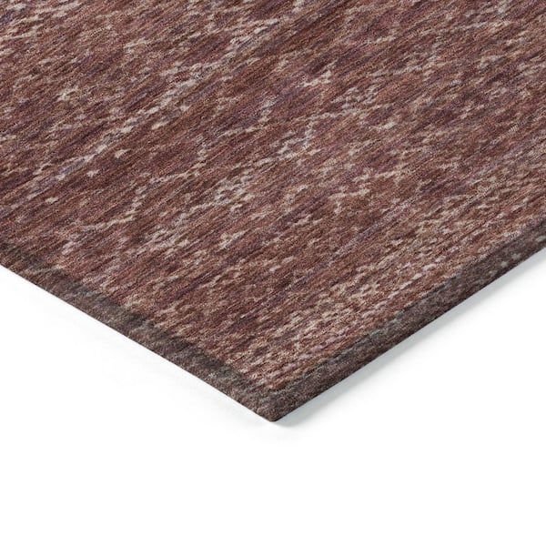 Chantille Machine Washable Indoor/Outdoor Abstract ACN2150 Merlot 8 ft. x 10 ft. Area Rug