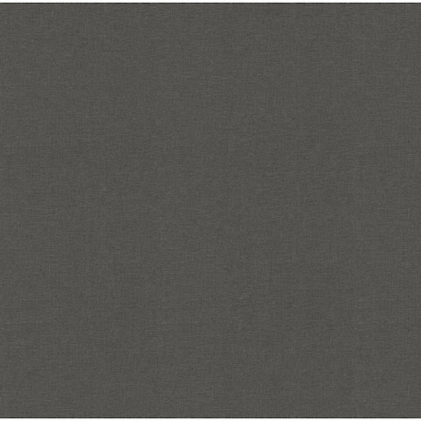 A-Street Prints Meade Charcoal Fine Weave Wallpaper