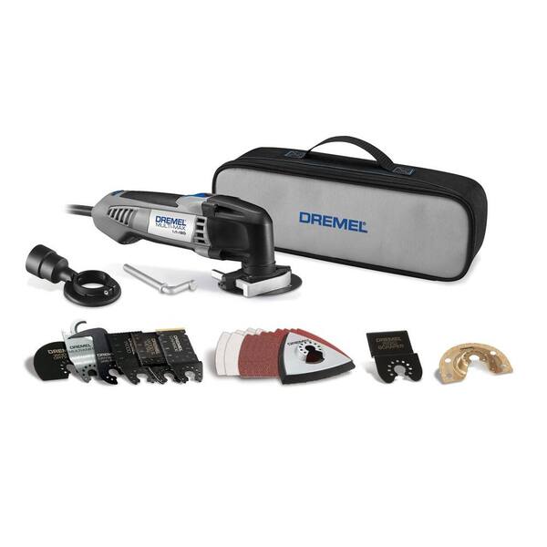 Dremel Multi-Max 2.3 Amp Variable Speed Corded Oscillating Multi-Tool Kit with 29 Accessories and Storage Bag