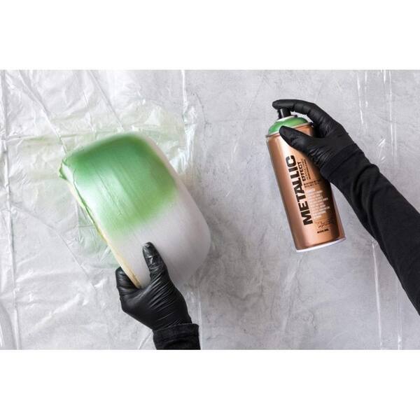 Montana Cans METALLIC EFFECT Semi-gloss Avocado Green Metallic Spray Paint  (NET WT. 10.65-oz) in the Spray Paint department at