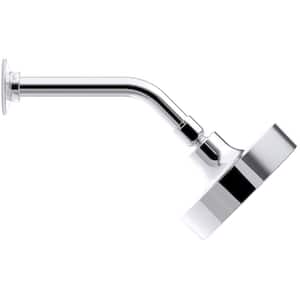 Purist 1-Spray 5.5 in. Single Wall Mount Low Flow Fixed Shower Head in Vibrant Brushed Bronze