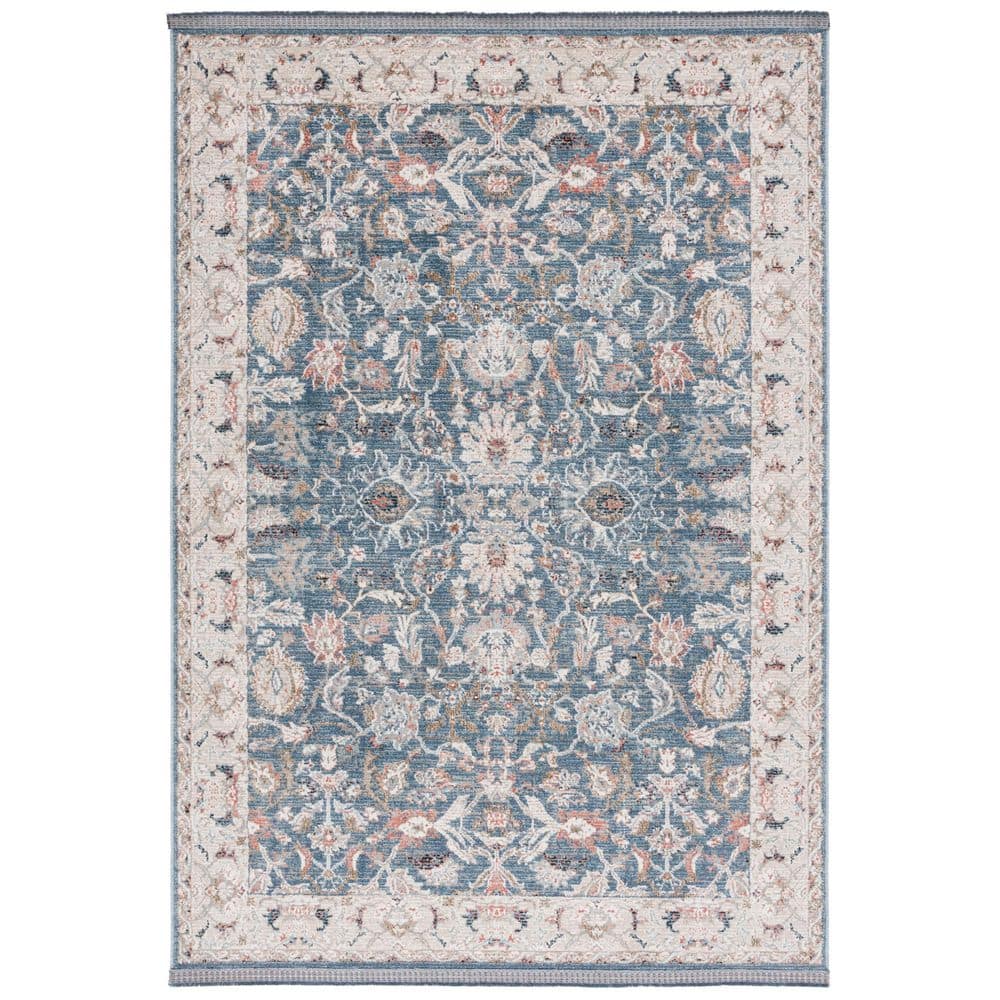 Vivaldi 4 ft. x 6 ft. Blue/Ivory Oriental Floral Area Rug price history on PriceWatchPro