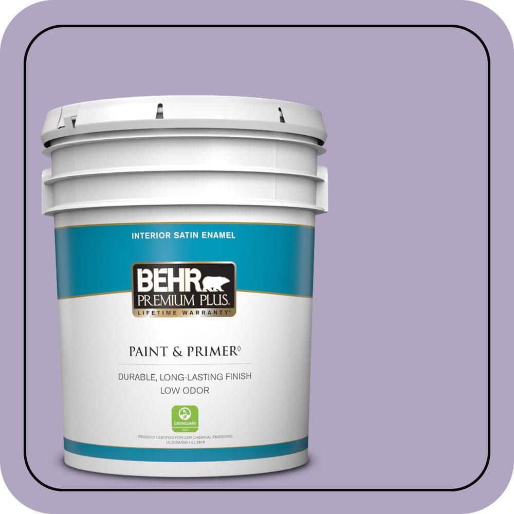 5 gal. #650D-4 Winter Amethyst Satin Enamel Low Odor Interior Paint & Primer price history on PriceWatchPro