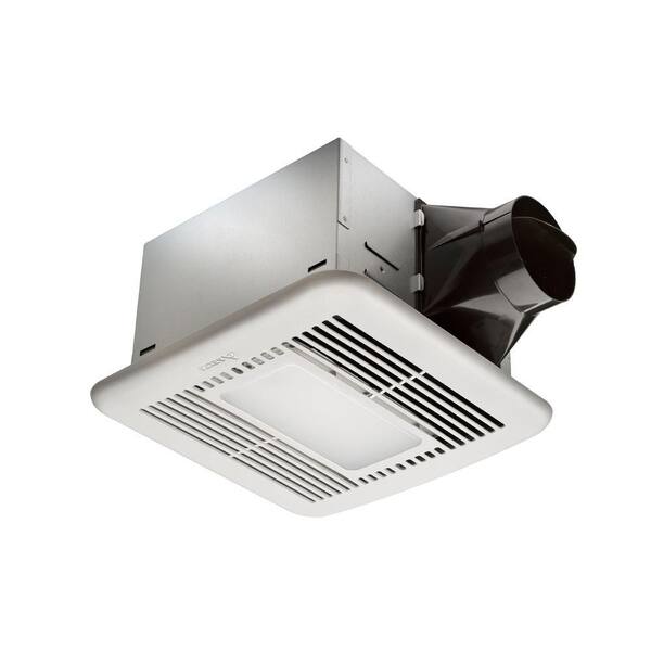 Hampton Bay Decorative White 80 CFM Ventilation Fan with LED Light and Nightlight-DISCONTINUED