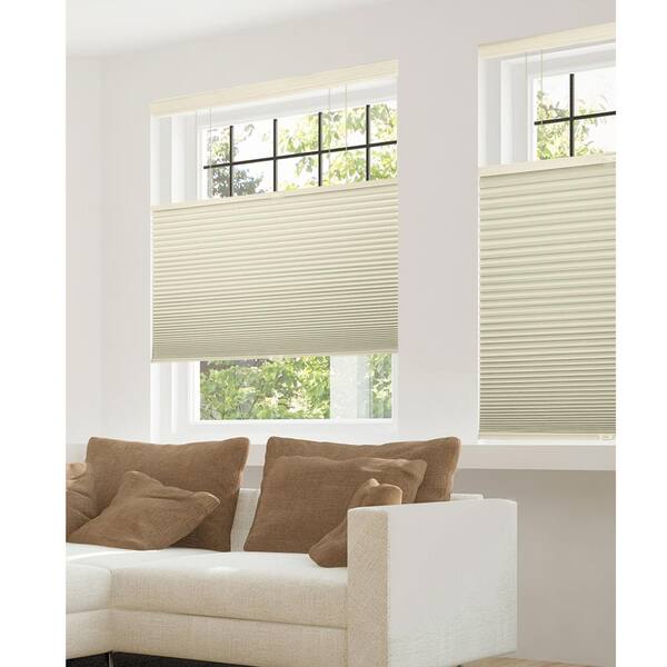 Chicology Cut-to-Width Warm Cocoa 9/16 in. Blackout Cordless Cellular Shades - 66.5 in. W x 72 in. L