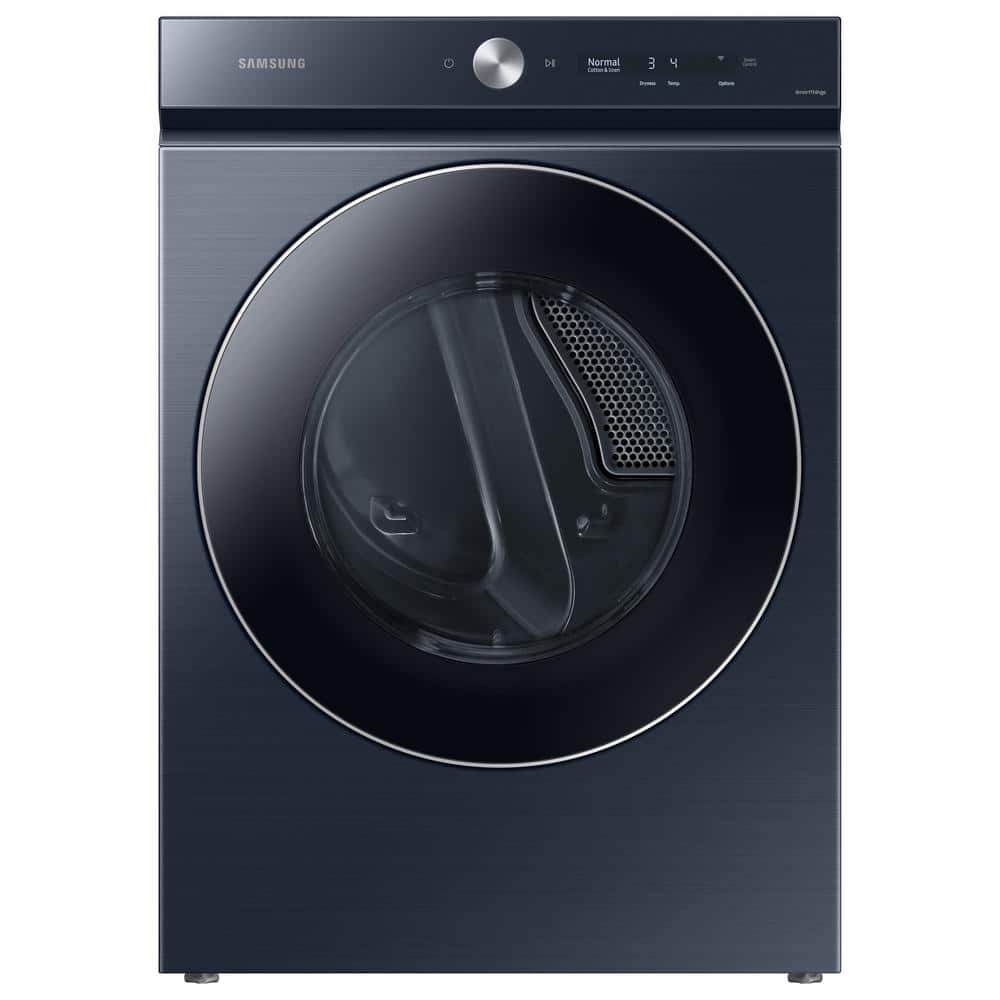 Bespoke 7.6 cu. ft. Vented Smart Electric Dryer in Brushed Navy with AI Optimal Dry and Super Speed Dry