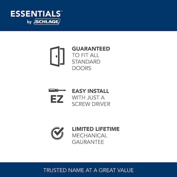 Brill Satin Stainless Steel Single Cylinder Deadbolt and Keyed Entry Door Knob Project Pack