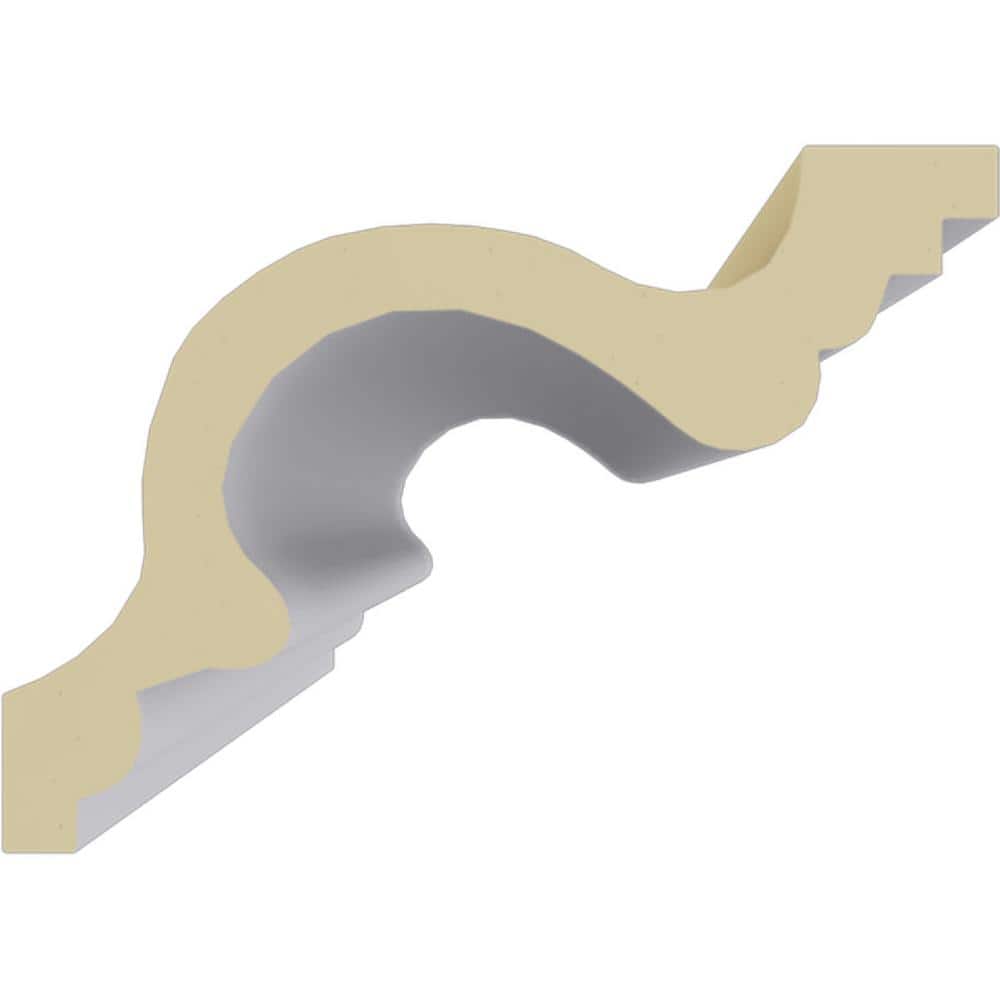 Devon Smooth Primed Polyurethane Crown Moulding 94.5"