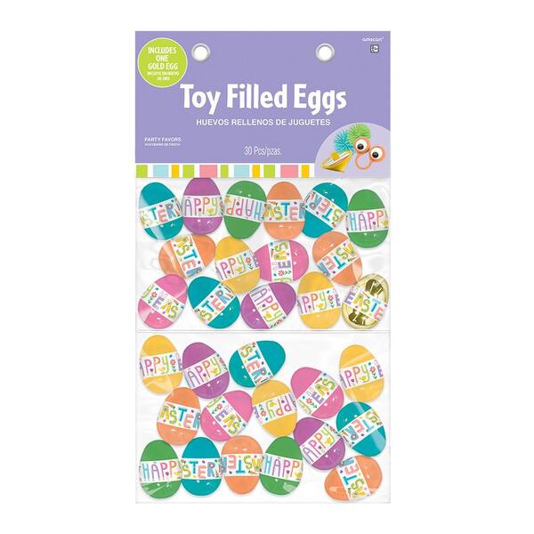 Amscan 3 in. Easter Pre-Filled Eggs with Prizes