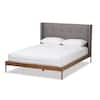 Baxton Studio Brooklyn Gray Queen Platform Bed 28862 7539 HD The