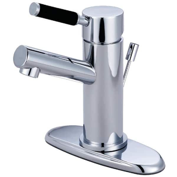 Kingston Brass Kaiser Single Hole Single-Handle Bathroom Faucet in Chrome