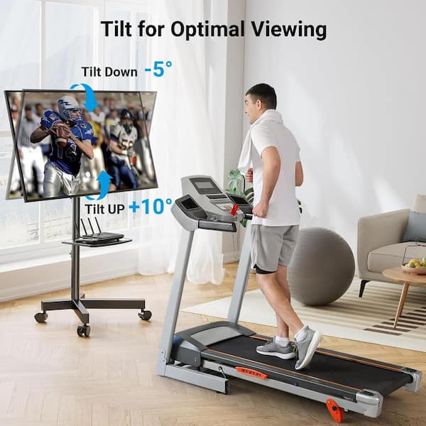 Lukyamzn Mobile LCD LED TV Stand 23-60 Portable Bracket with