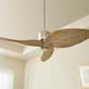 Quorum International Hawkeye 52 in. Indoor Satin Nickel Ceiling Fan with Wall Control 31523-65