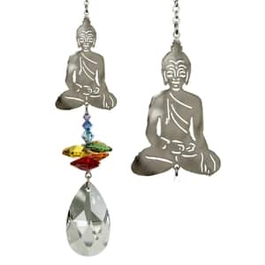 Woodstock Rainbow Makers Collection, Crystal Fantasy, 4.5 in. Buddha Crystal Suncatcher