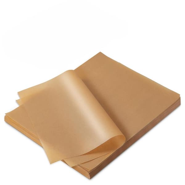 200 Sheets Unbleached Parchment Paper, 9 in. x 13 in. with Non-Stick Silicone Coating for Air Fryer, Oven Food Wrapping