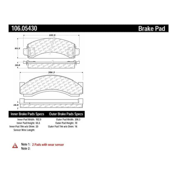 Centric Parts Disc Brake Pad Set