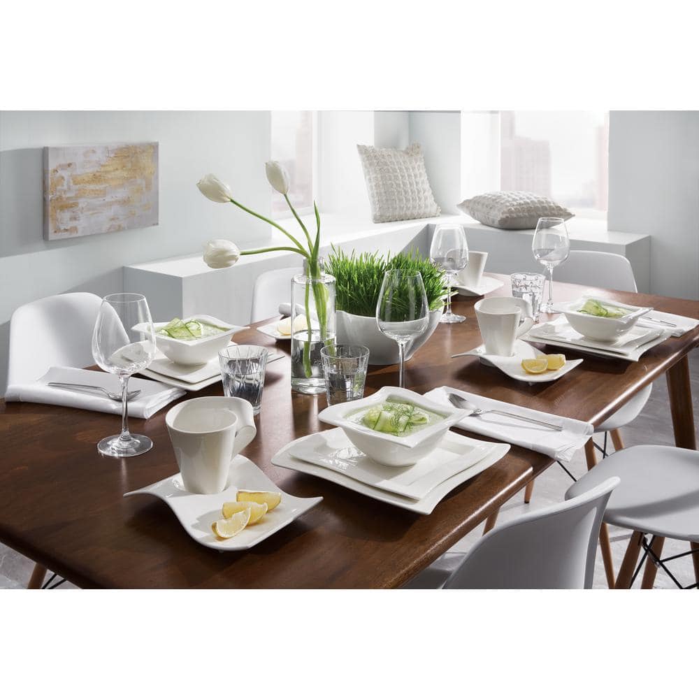 La Divina Clear Crystal White Wine Glass Set of Four
