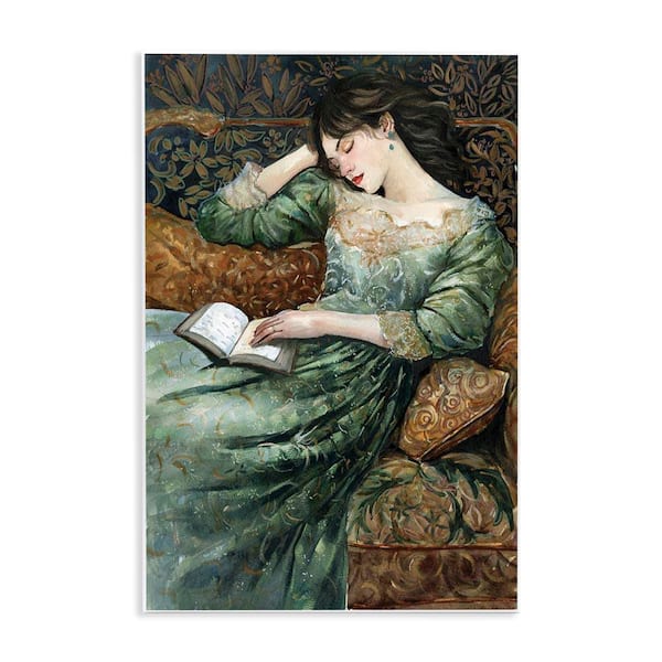 Woman in Ornate Gown by Cloverfield and Co. Unframed People Graphic Art Print 15 in. x 10 in.