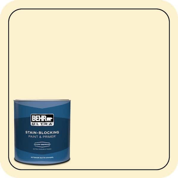 BEHR ULTRA 1 qt. #P280-1 Summer Bliss Extra Durable Satin Enamel Interior Paint & Primer