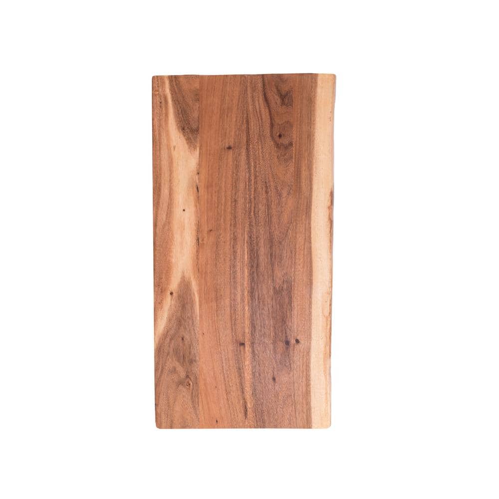 Reviews For Hardwood Reflections Acacia 5 Ft L X 25 In D X 1 5 In T Butcher Block Countertop In Mineral Oil Stain With Live Edge 1525hdaca 60 The Home Depot