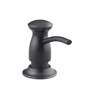 Transitional Design Soap/Lotion Dispenser in Matte Black