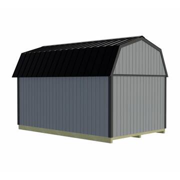 Woodville 10 ft. x 16 ft. Wood Storage Shed Kit with Floor Including 4 x 4 Runners