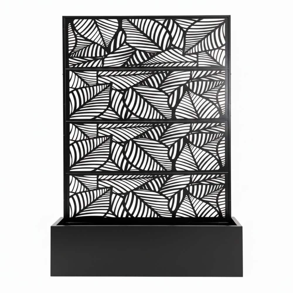 71 x 46 in Black Iron Freestanding Decorative Fence Planter  Box for Patio price history on PriceWatchPro