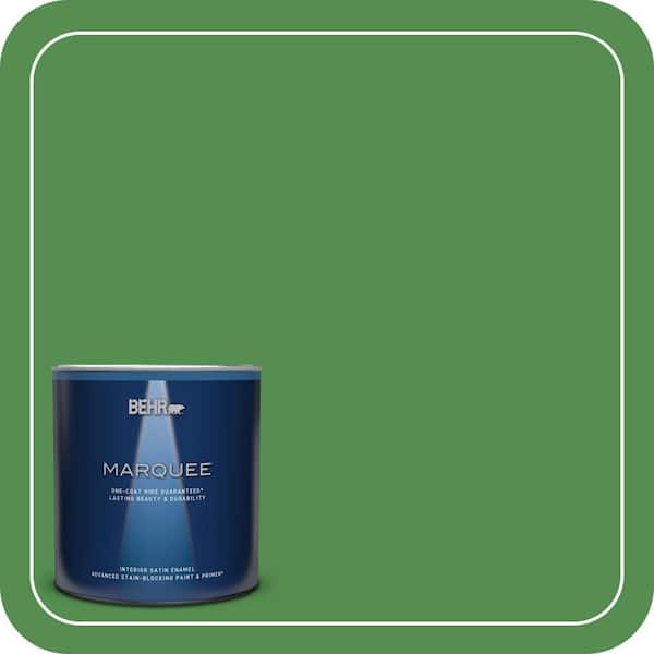 BEHR MARQUEE 1 qt. #M390-6 Belfast Satin Enamel Interior Paint & Primer
