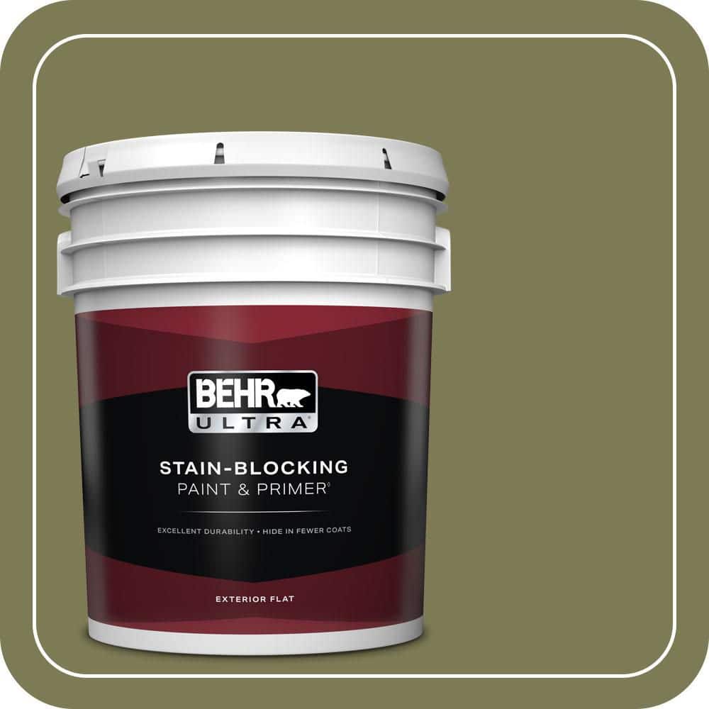 5 gal. #S370-6 Seaweed Salad Flat Exterior Paint & Primer price history on PriceWatchPro