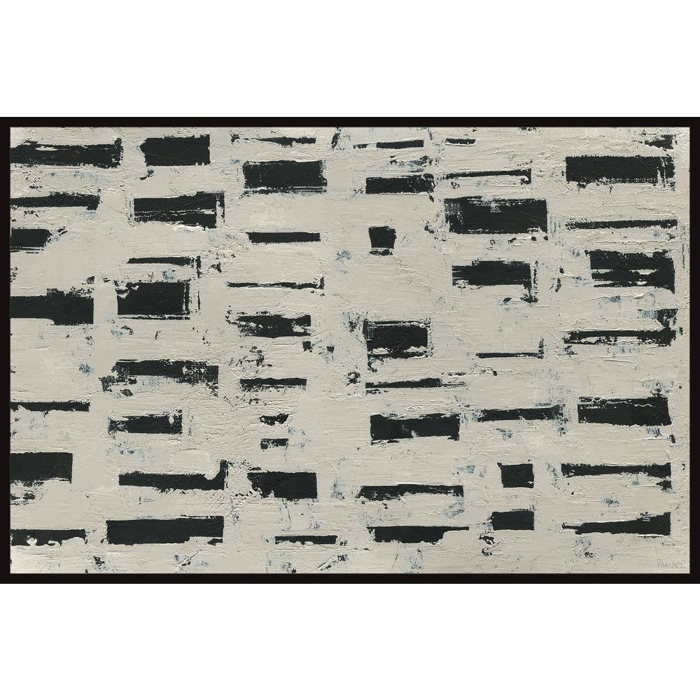 Equality by Parvez Taj Floater Framed Canvas Abstract Art Print 16 in. x 24