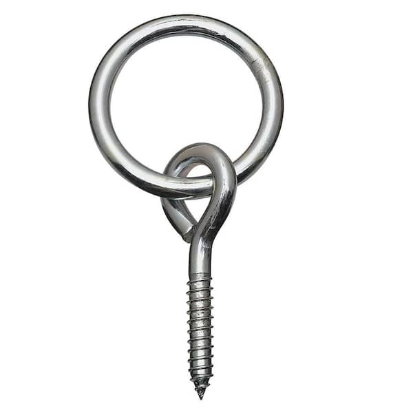 National Hardware 5/16 in. x 3-1/4 in. Zinc-Plated Hitch Ring with Screw