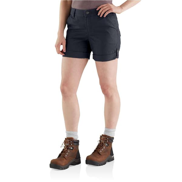 Carhartt Women's 18 Dark Indigo Cotton/Polyester Original Fit Smithville Short