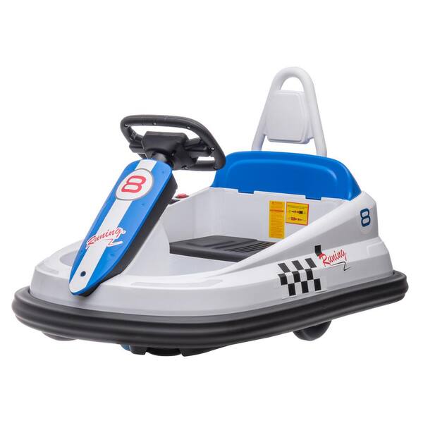 Unbranded 6-Volt Electric Bumper Car with Remote Control, 3-Speed Adjustable, Speaker, Bluetooth, Body with Anti-Collision Pads