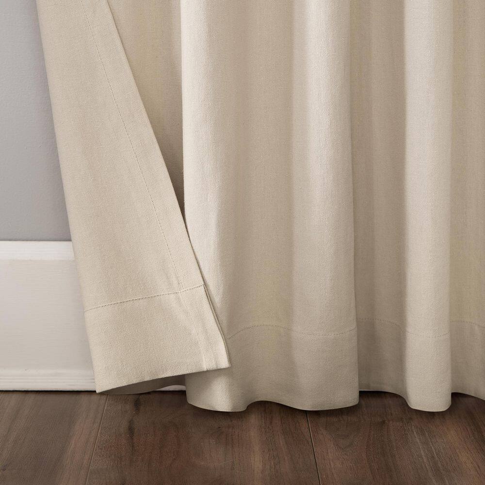 Scott Living Scott Living Renato Linen Blend Semi-Sheer Back Tab Curtain Panel