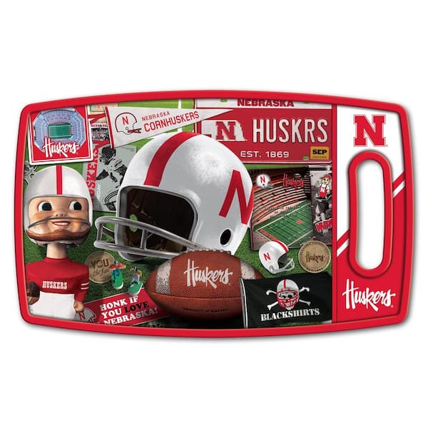 NCAA Nebraska Cornhuskers Retro Series Polypropyene Cutting Board