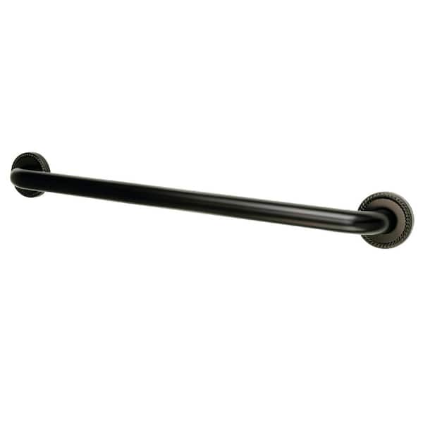 Kingston Brass Roped 32 in. x 1-1/4 in. Grab Bar in Oil Rubbed Bronze