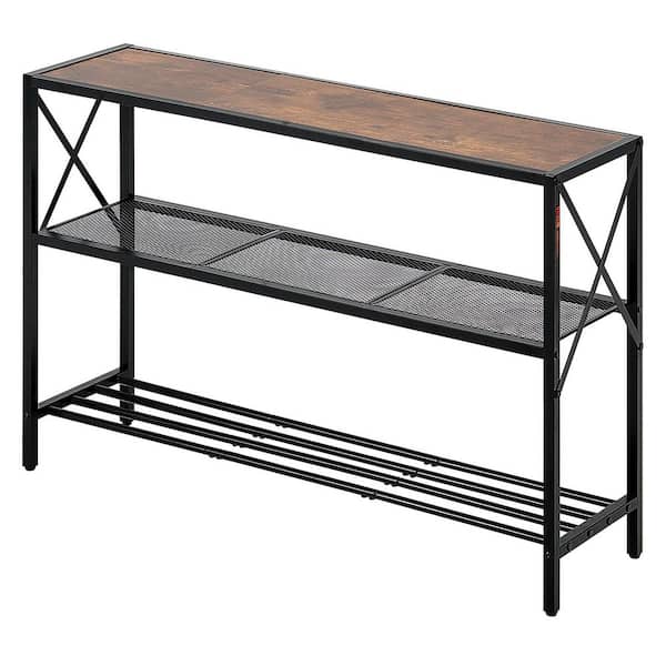 Narrow Console Sofa Table, 41.7 in. Behind Couch Table, 3-Tier Long Entryway Table and Skinny Hallway Table 2025 update