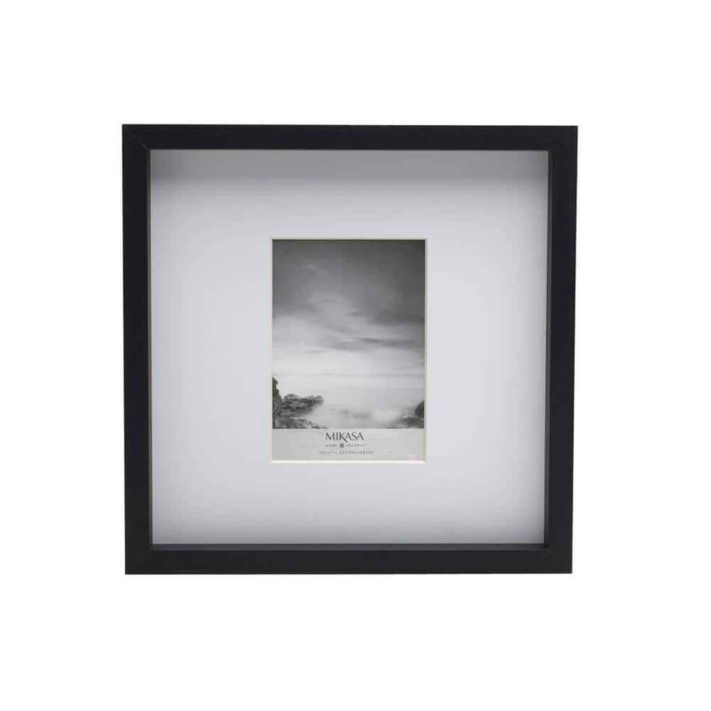 Mikasa 16 x 16 in. Gallery Picture Frame with Mat, 2 mm Beveled Mat, 15 ...