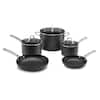 Calphalon Contemporary 12-Piece Hard-Anodized Aluminum Nonstick Cookware Set  in Black 1876788 - The Home Depot