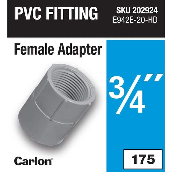 3/4 in. Electrical PVC Female Adapter (E942E-20-HD)
