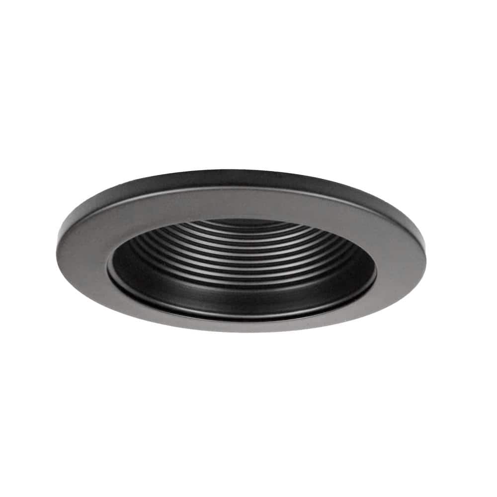 Black Oil Rubbed 4-Inch Recessed LED Baffle Trim
