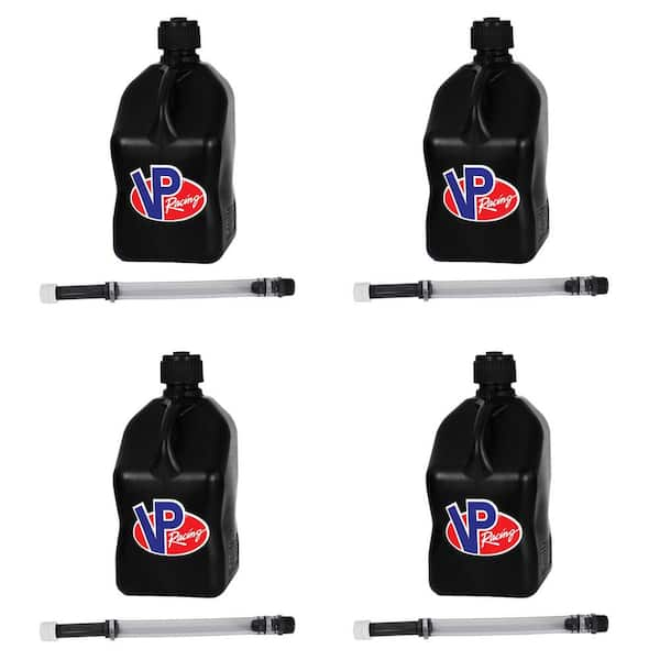 VP Racing Fuels 5 Gal. Motorsport Racing Liquid Can (4-Pack) and 14 in. Hose (4-Pack)