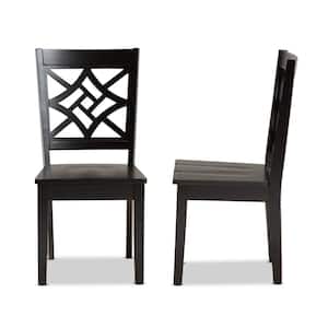 Nicolette Dark Brown Dining Chair (Set of 2)