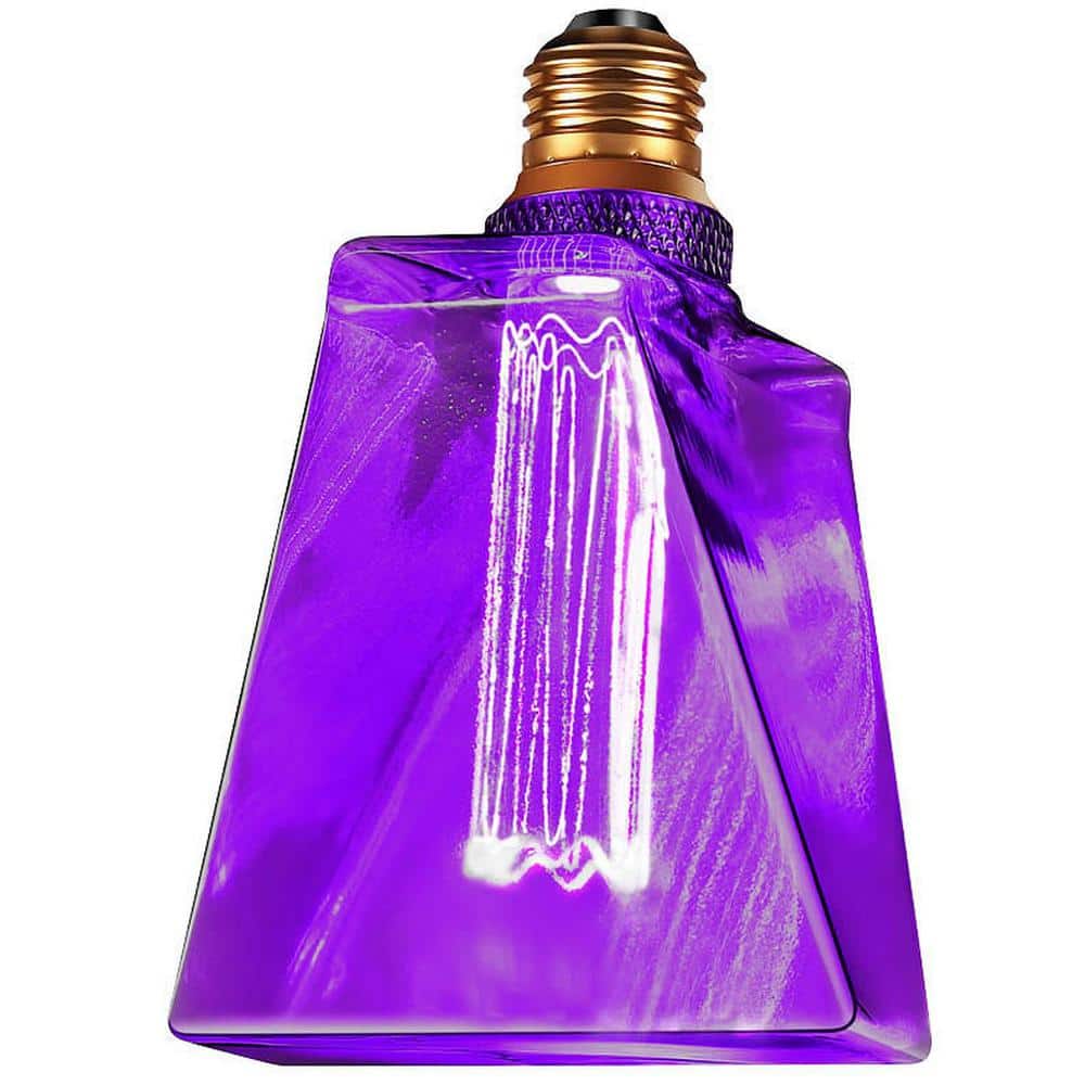 XLarge Genie Bottle - Purple and Gold