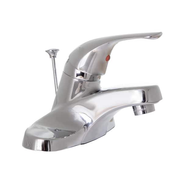 Design House Middleton 4 in. Centerset 1-Handle Bathroom Faucet in Polished Chrome