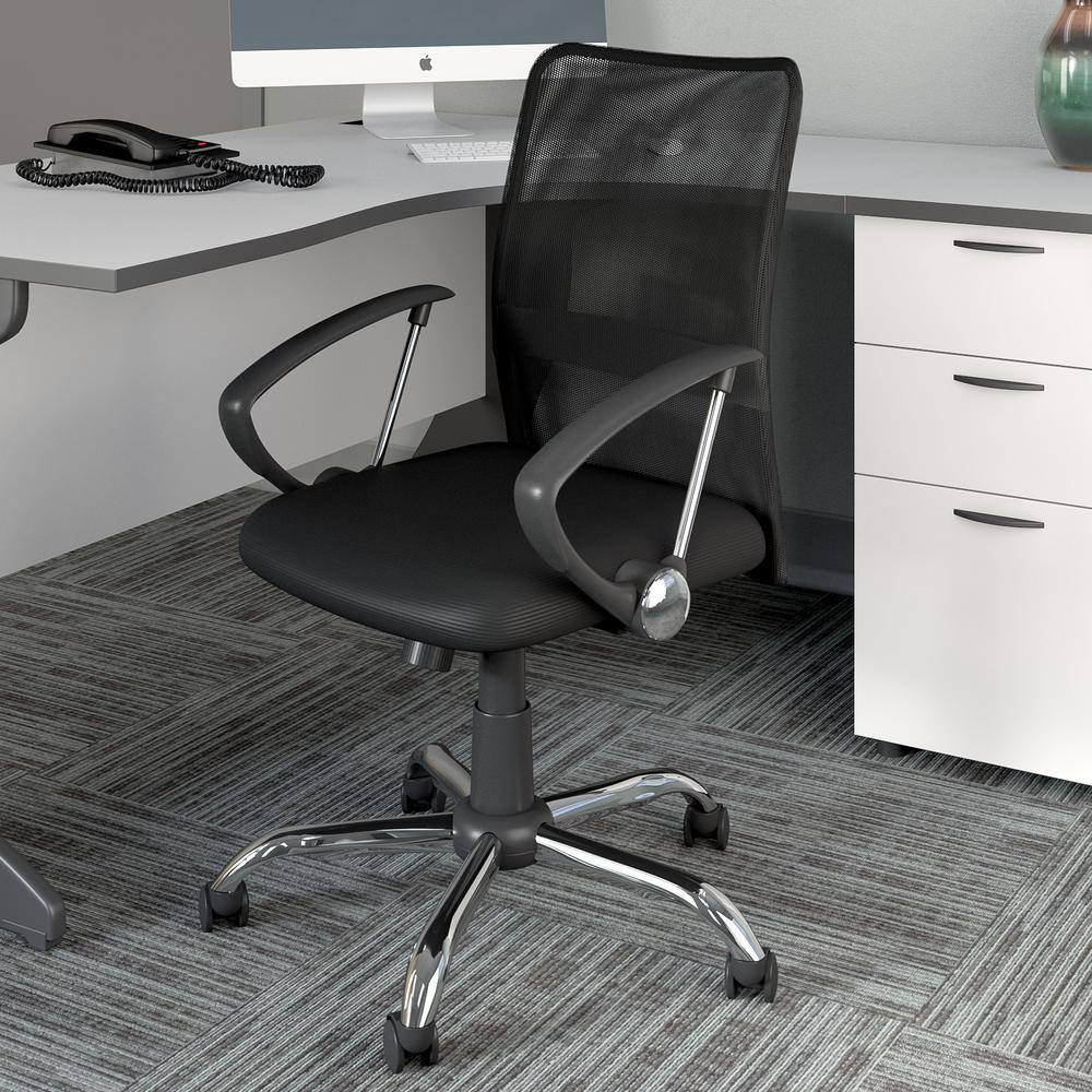 Workspace Office Chair with Contoured Mesh Back - Thumbnail 5