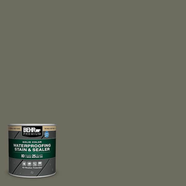 Seal-Once 1 gal. Bronze Cedar Ready Mix Exterior Penetrating Wood Stain and  Sealer with Polyurethane
